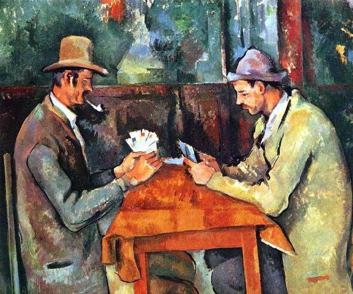 Paul Cezanne The Cardplayers oil painting picture